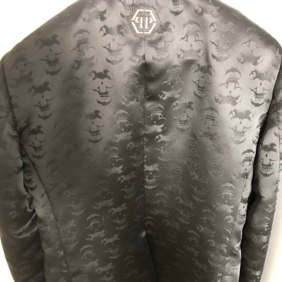 Skull design blazer subtle artsy Philip Plein - Picture 2 of 3